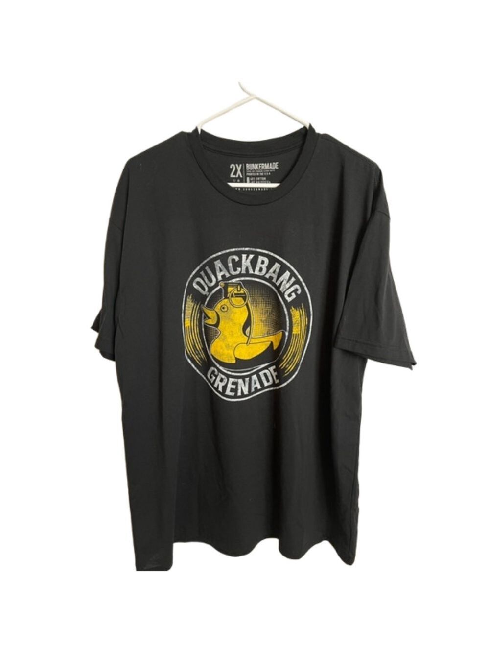 Official bunker Branding The Fat Electrician Quackbang Grenade shirt size 2x
